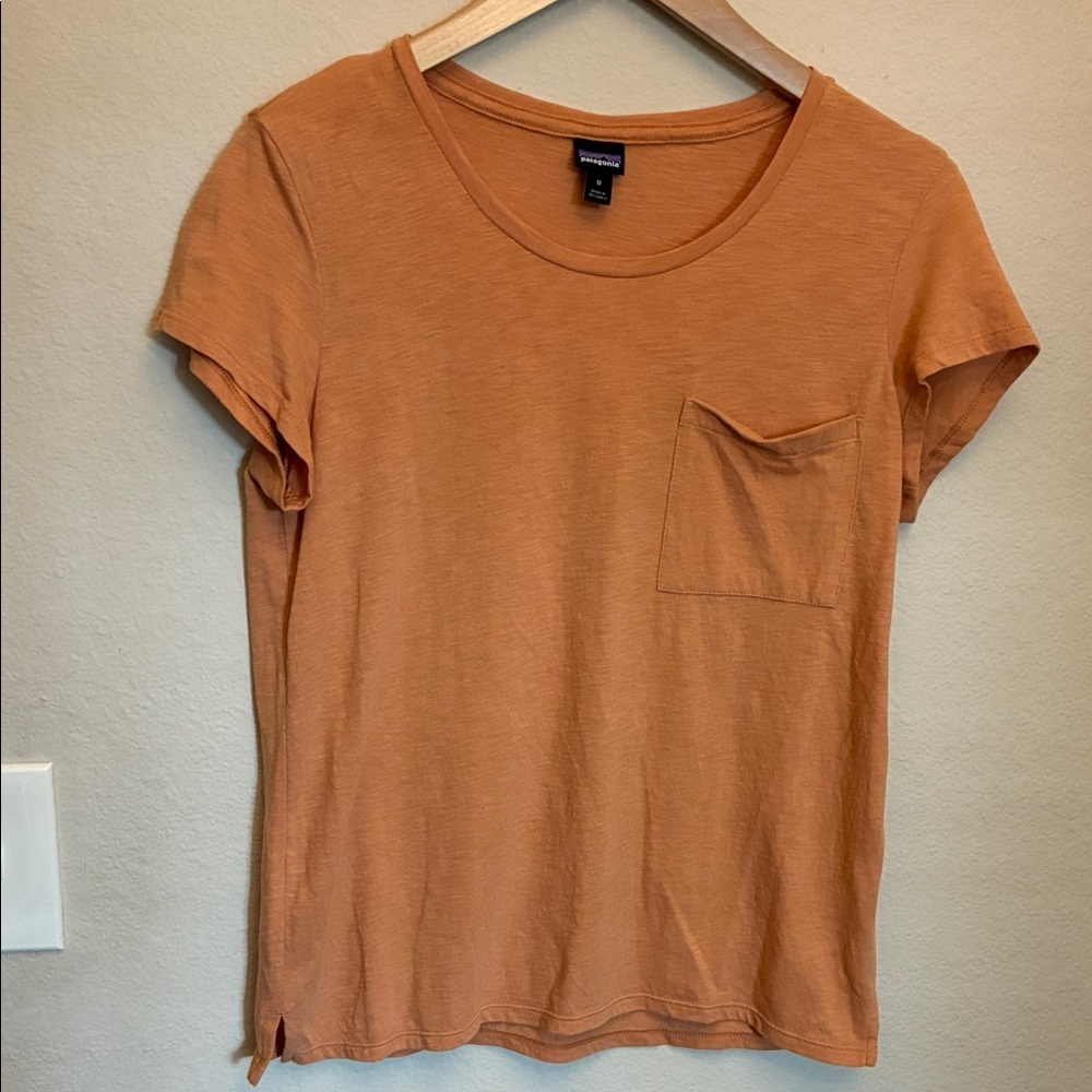 Madewell Burnt Orange Short Sleeve Tee size M